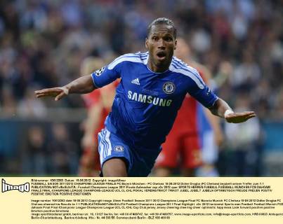 Fussball, Champions League Finale, Didier Drogba - Mann des Spiels