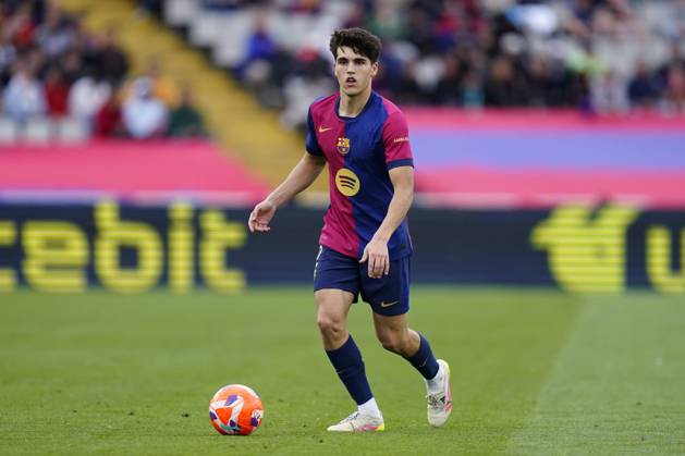 FC Barcelona, Barca - RC Celta. La Liga EA Sports match. Date 32 Pau Cubarsi of FC Barcelona during the La Liga EA Sports match between FC Barcelona and RC Celta played at Lluis Companys Stadium on 19 April 2025 in Barcelona, Spain. kpng Copyright: xSergioxRuizx xImagox PS_250419_BAR_CEL_119