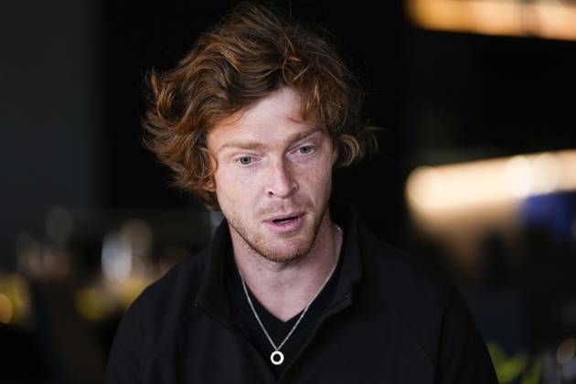 April 21, 2025, Madrid, Madrid, SPAIN: Andrey Rublev during the Mutua Madrid Open 2025, ATP, Tennis Herren Masters 1000 and WTA, Tennis Damen 1000, tennis tournament celebrated at Caja Magica on April 21, 2025 in Madrid, Spain. Madrid SPAIN - ZUMAOpen 20250421_zaa_a181_025 Copyright: xOscarxJ.xBarrosox