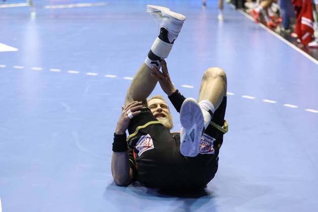Handball, CL, SC Magdeburg - MKB Veszprem, Matthias Musche seriously injured