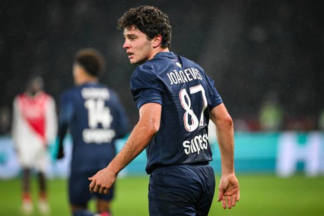 February 7, 2025, Paris, France, France: Joao NEVES of PSG during the Ligue 1 match between Paris Saint-Germain (PSG) and AS Monaco at Parc des Princes Stadium on January 07, 2025 in Paris, France. Paris France - ZUMAm308 20250207_zsp_m308_031 Copyright: xMatthieuxMirvillex