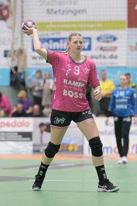 Naina Klein TusSies Metzingen, 09 TusSies Metzingen vs BVB Borussia Dortmund Handball, Handball, HBF, Playoff, Quarterfinal Game 2, Season 2024 2025, 26 04 2025 TusSies Metzingen vs BVB Borussia Dortmund Handball, Handball, HBF, Playoff, Quarterfinal Game 2, Season 2024 2025, 26 04 2025 Metzingen Copyright: xEibner-Pressefoto TobiasxBaurx EP_TBR