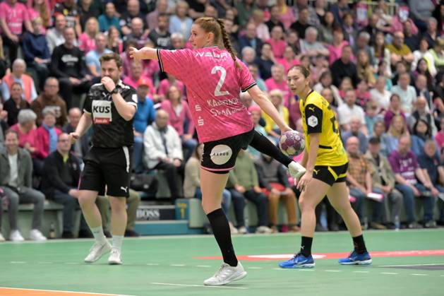 Selina Kalmbach TusSies Metzingen, 02 TusSies Metzingen vs BVB Borussia Dortmund Handball, Handball, HBF, Playoff, Quarterfinal Game 2, Season 2024 2025, 26 04 2025 TusSies Metzingen vs BVB Borussia Dortmund Handball, Handball, HBF, Playoff, Quarterfinal Game 2, Season 2024 2025, 26 04 2025 Metzingen Copyright: xEibner-Pressefoto TobiasxBaurx EP_TBR