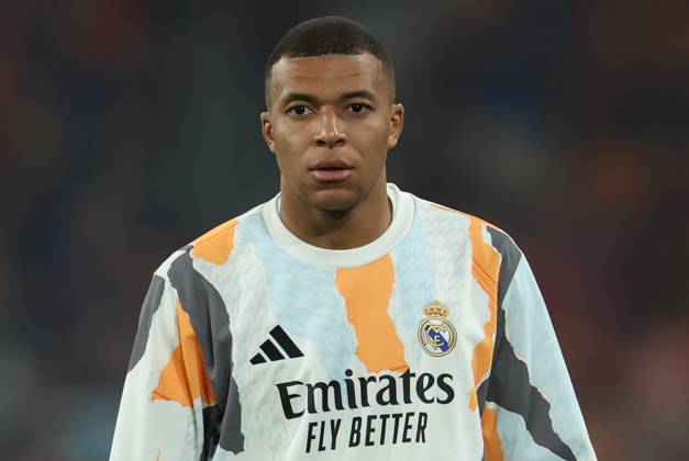 FC Barcelona, Barca Real Madrid CF. Copa del Rey. Final. Kylian Mbappe of Real Madrid during the Copa del Rey match, Final, between FC Barcelona and Real Madrid CF played at La Cartuja Stadium on April 26, 2025 in Sevilla, Spain. kpng Copyright: xPressinphotox AP_240424_BAR_RMA_COP_042