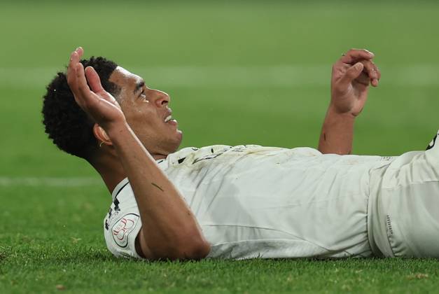 FC Barcelona, Barca Real Madrid CF. Copa del Rey. Final. Jude Bellingham of Real Madrid during the Copa del Rey match, Final, between FC Barcelona and Real Madrid CF played at La Cartuja Stadium on April 26, 2025 in Sevilla, Spain. kpng Copyright: xPressinphotox AP_240424_BAR_RMA_COP_100