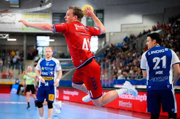 Bietigheim HBL 24 25 SG BBM Bietigheim THSV Eisenach Till Hermann Bietighiem , Moritz Ende Eisenach Bietigheim Bissingen Egetrans Arena Baden Württemberg Germany