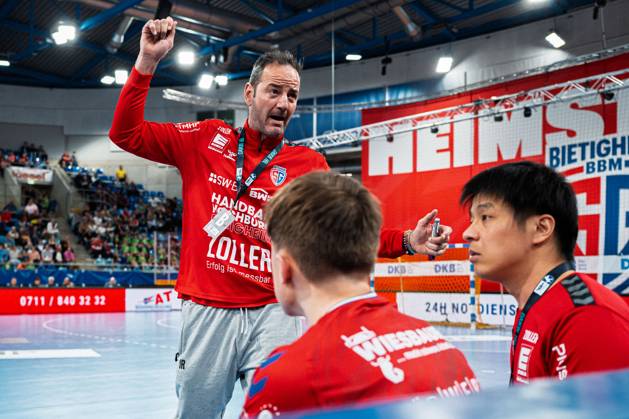 Bietigheim HBL 24 25 SG BBM Bietigheim THSV Eisenach Coach Iker Romero Bietigheim , Alen Hadzimuhamedovic Bietigheim Bietigheim Bissingen Egetrans Arena Baden Württemberg Germany