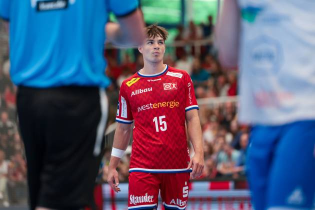 27 04 2025, 2 Handball Bundesliga, 29 Matchday, TuSEM Essen Dessau Rosslauer HV, Nils Homscheid TuSEM Essen , Essen Am Hallo NRW Germany xRHR PHOTO DEx Copyright: DennisxEwert RHR-FOTOx RHR-FOTO DE