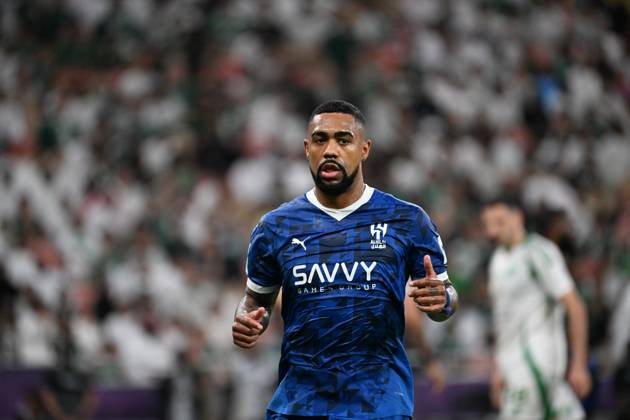 Al Ahli vs Al hilal - AFC Champions League Elite 2025 JEDDAH, SAUDI ARABIA - APRIL 29: Malcom of Al Hilal during the AFC Champions League Elite match betweenc al ahli saudi fc vs al hilal saudi at alinma bank stadium at king abdullah sports city.