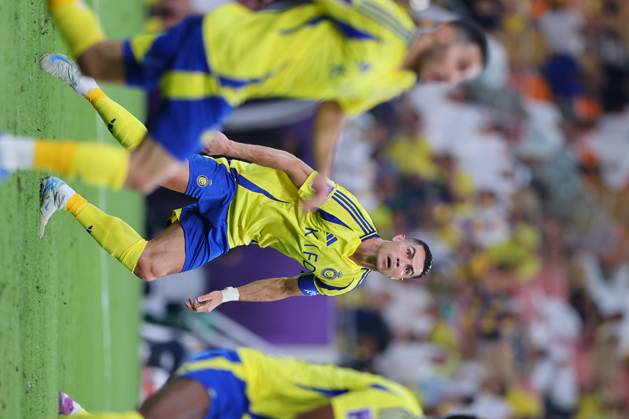 Al-Nassr FC vs Kawasaki Frontale - AFC Champions League Elite Semi Finals JEDDAH, SAUDI ARABIA - April 30: Cristiano Ronaldo of Team Al-Nassr FC during hte AFC Champions League Elite Semi Finals match between Al-Nassr FC and Kawasaki Frontale at King Abdullah Sports City Stadium on April 30, 2025 in Jeddah, Saudi Arabia. Jeddah Saudi Arabia Copyright: xAbdullahxAhmedx