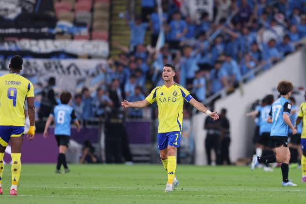 Al-Nassr FC vs Kawasaki Frontale - AFC Champions League Elite Semi Finals JEDDAH, SAUDI ARABIA - April 30: Cristiano Ronaldo of Team Al-Nassr FC reacts during the AFC Champions League Elite Semi Finals match between Al-Nassr FC and Kawasaki Frontale at King Abdullah Sports City Stadium on April 30, 2025 in Jeddah, Saudi Arabia. Jeddah Saudi Arabia Copyright: xAbdullahxAhmedx
