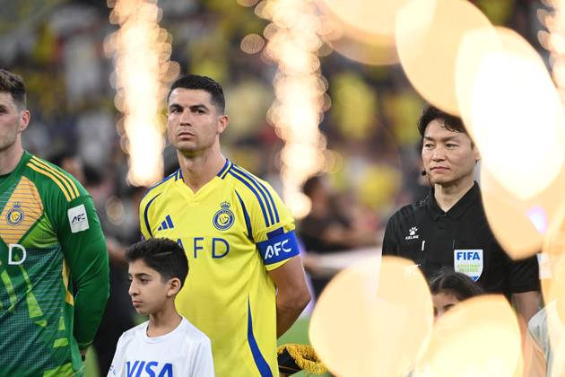 Al Nassr Club (KSA) vs Kawasaki Frontale (JPN) JEDDAH, SAUDI ARABIA - APRIL 30:Ronaldo Al Nassr Club (KSA) vs Kawasaki Frontale (JPN) during the AFC Champions League Elite match betweenc at alinma bank stadium at king abdullah sports city.