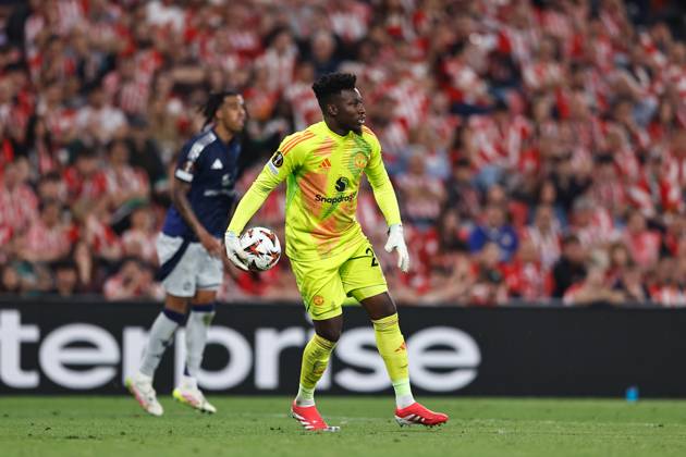Andre Onana (ManU), MAY 1, 2025 - Football Soccer : UEFA Europa League Semi-finals 1st leg match between Athletic Club de Bilbao 0-3 Manchester United, ManU at the Estadio San Mames in Bilbao, Spain. Noxthirdxpartyxsales  (289319637)