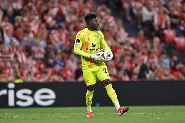 Andre Onana (ManU), MAY 1, 2025 - Football Soccer : UEFA Europa League Semi-finals 1st leg match between Athletic Club de Bilbao 0-3 Manchester United, ManU at the Estadio San Mames in Bilbao, Spain. Noxthirdxpartyxsales  (289319648)