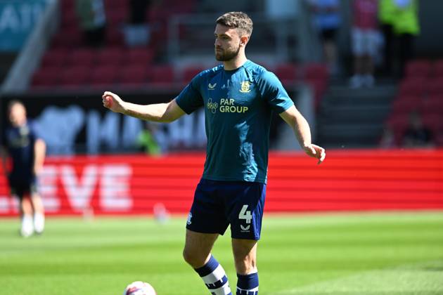 Bristol City v Preston North End EFL Sky Bet Championship 03 05 2025. Ben Whiteman (4) of Preston North End warming up ahead of the EFL Sky Bet Championship match between Bristol City and Preston North End at Ashton Gate, Bristol, England on 3 May 2025. Bristol Ashton Gate Bristol England Editorial use only DataCo restrictions apply See www.football-dataco.com , Copyright: xGrahamxHuntx PSI-21997-0023