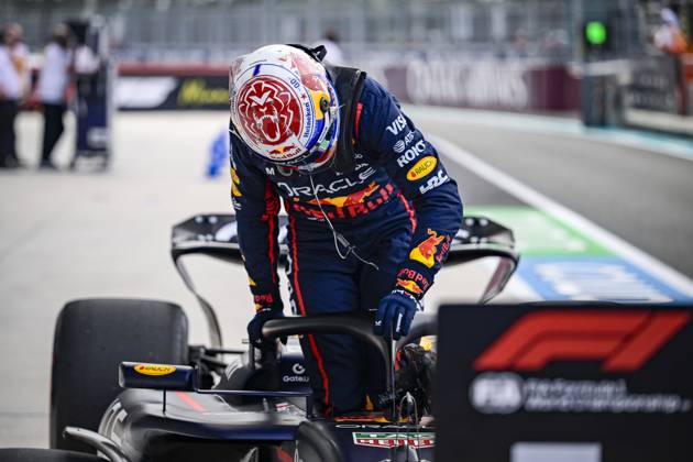 F1 - MIAMI GRAND PRIX 2025 VERSTAPPEN Max (ned), Red Bull Racing RB21, portrait during the Formula 1 Crypto.com Miami Grand Prix 2025, 6th round of the 2025 FIA Formula One World Championship, WM, Weltmeisterschaft from May 2 to 4, 2025 on the Miami International Autodrome, in Miami Gardens, Florida, United States of America - Miami GardensUnited States Copyright: xCharlyxLopezx