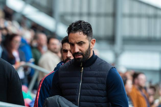 Ruben Amorim, Manager of Manchester United, ManU before the Premier League match between Brentford and Manchester United at the Brentford Community Stadium, Brentford, England on 4 May 2025.  Copyright: xGrantxWinterx PMI-6851-0073