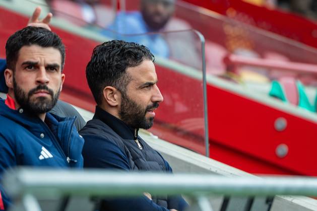 Ruben Amorim, Manager of Manchester United, ManU before the Premier League match between Brentford and Manchester United at the Brentford Community Stadium, Brentford, England on 4 May 2025.  Copyright: xGrantxWinterx PMI-6851-0077