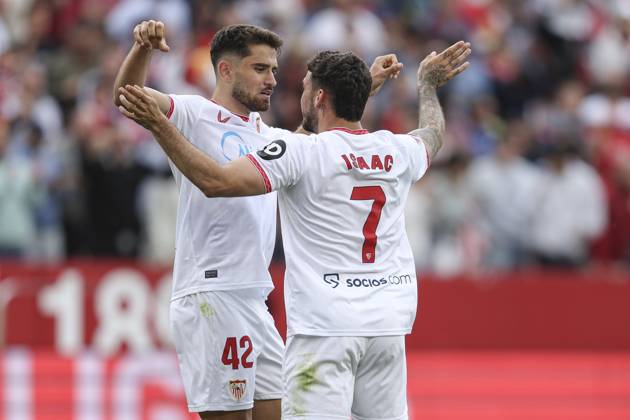 ESP: Sevilla FC-CD Leganes. La Liga EA Sports. Date 34. Isaac Romero of Sevilla FC during the La Liga EA Sports match between Sevilla FC and CD Leganes played at Ramon Sanchez Pizjuan Stadium on May 04, 2025 in Sevilla, Spain. Contributor Copyright: xPressinphotox AP_240504_SEV_LEG_043