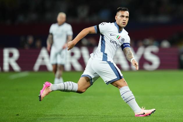 ESP: FC Barcelona, Barca Inter de Milan. UEFA Champions League match. Semi-Finals, firs leg Lautaro Martinez of Inter Milan during the UEFA Champions League match, Semi-Finals, firs leg, between FC Barcelona and Inter de Milan played at Lluis Companys Stadium on April 30 2025 in Barcelona Spain. kpng Copyright: xBaguxBlancox xPressinphotox PS_240530_BAR_INT_888