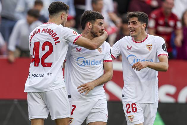 ESP: Sevilla FC-CD Leganes. La Liga EA Sports. Date 34. Isaac Romero of Sevilla FC during the La Liga EA Sports match between Sevilla FC and CD Leganes played at Ramon Sanchez Pizjuan Stadium on May 04, 2025 in Sevilla, Spain. kpng Copyright: xAntonioxPozox xPRESSINPHOTOx AP_240504_SEV_LEG_154