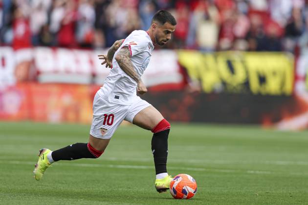 ESP: Sevilla FC-CD Leganes. La Liga EA Sports. Date 34. Jesus Joaquin Fernandez Suso of Sevilla FC during the La Liga EA Sports match between Sevilla FC and CD Leganes played at Ramon Sanchez Pizjuan Stadium on May 04, 2025 in Sevilla, Spain. kpng Copyright: xAntonioxPozox xPRESSINPHOTOx AP_240504_SEV_LEG_058