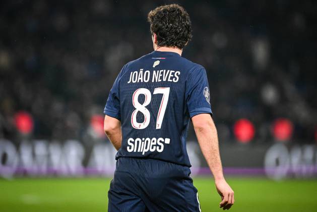 February 7, 2025, Paris, France, France: Joao NEVES of PSG during the Ligue 1 match between Paris Saint-Germain (PSG) and AS Monaco at Parc des Princes Stadium on January 07, 2025 in Paris, France. Paris France - ZUMAm308 20250207_zsp_m308_037 Copyright: xMatthieuxMirvillex