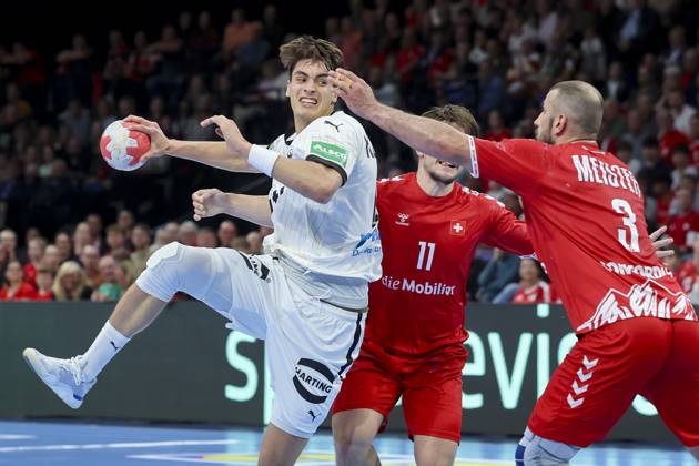 Handball, European Championship qualifier, Switzerland - Germany