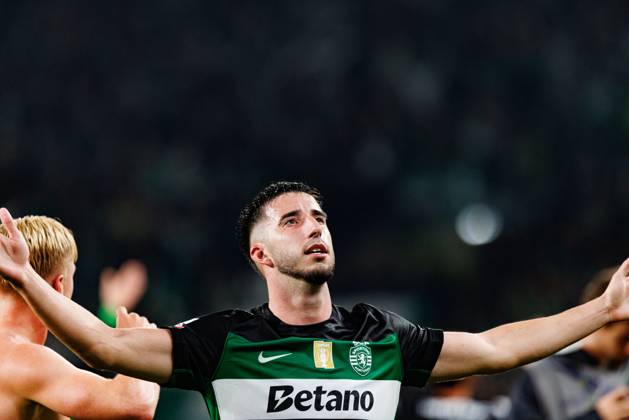 Goncalo Inacio seen during Liga Portugal game between teams of Sporting CP and Gil Vicente FC at Estadio Jose Alvalade (Maciej Rogowski) Lisbon Estadio Jose Alvalade Portugal Copyright: xMaciejxRogowskix scpgilvicente2425-480