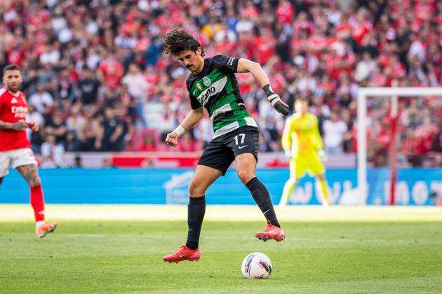 May 10, 2025, Lisbon, Portugal: Francisco Trincao of Sporting CP seen in action during the Liga Portugal Betclic match between Lisboa Benfica and Sporting Clube de Portugal at Estadio da Luz. Lisbon Portugal - ZUMAs197 20250510_aaa_s197_456 Copyright: xHenriquexCasinhasx