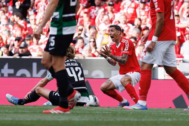 Angel Di Maria seen during Liga Portugal game between teams of SL Benfica and Sporting CP (Maciej Rogowski) Lisboa Estadio Da Luz Portugal Copyright: xMaciejxRogowskix slbenficasporting2425-143