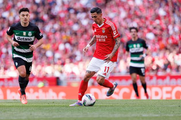 Angel Di Maria seen during Liga Portugal game between teams of SL Benfica and Sporting CP (Maciej Rogowski) Lisboa Estadio Da Luz Portugal Copyright: xMaciejxRogowskix slbenficasporting2425-200