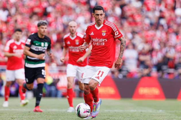 Angel Di Maria seen during Liga Portugal game between teams of SL Benfica and Sporting CP (Maciej Rogowski) Lisboa Estadio Da Luz Portugal Copyright: xMaciejxRogowskix slbenficasporting2425-154