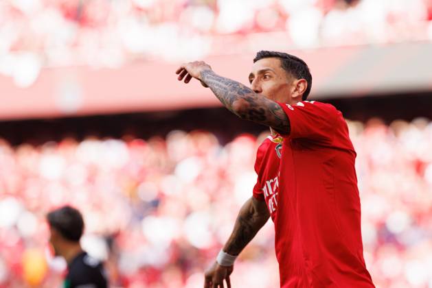 Angel Di Maria seen during Liga Portugal game between teams of SL Benfica and Sporting CP (Maciej Rogowski) Lisboa Estadio Da Luz Portugal Copyright: xMaciejxRogowskix slbenficasporting2425-161
