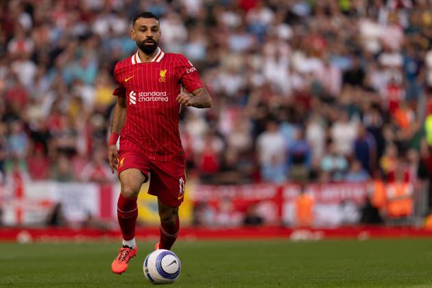 Liverpool FC v Arsenal FC - Premier League Liverpool s Mohamed Salah is seen in action during the Premier League match between Liverpool and Arsenal at Anfield in Liverpool, England, on May 11, 2025. Liverpool Merseyside United Kingdom  Copyright: xMIxNewsx originalFilename:fletcher-liverpoo250511_npzmp