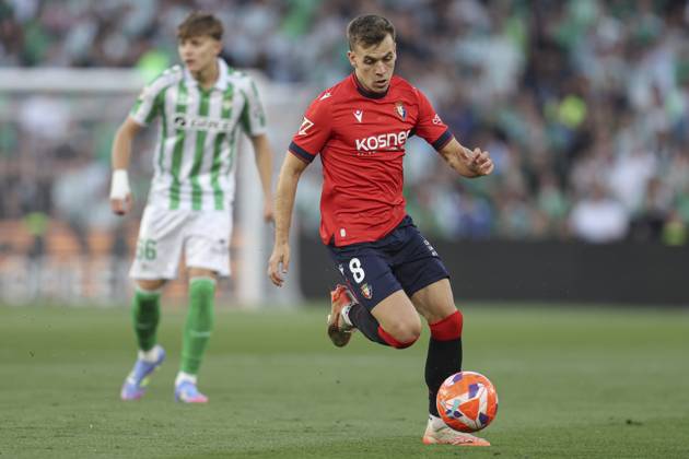 Real Betis-CA Osasuna. La Liga EA Sports match. Date 35 Pablo Ibanez of CA Osasuna during the La Liga EA Sports match between Real Betis v CA Osasuna played at Benito Villamarin Stadium on 11 May 2025 in Barcelona, Spain. kpng Copyright: xAntonioxPozox xPRESSINPHOTOx AP_240511_BET_OSA_910