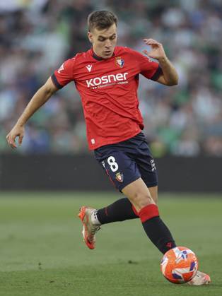 Real Betis-CA Osasuna. La Liga EA Sports match. Date 35 Pablo Ibanez of CA Osasuna during the La Liga EA Sports match between Real Betis v CA Osasuna played at Benito Villamarin Stadium on 11 May 2025 in Barcelona, Spain. kpng Copyright: xAntonioxPozox xPRESSINPHOTOx AP_240511_BET_OSA_911