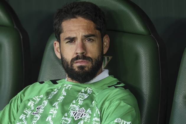 Real Betis-CA Osasuna. La Liga EA Sports match. Date 35 Isco Alarcon of Real Betis during the La Liga EA Sports match between Real Betis v CA Osasuna played at Benito Villamarin Stadium on 11 May 2025 in Barcelona, Spain. kpng Copyright: xAntonioxPozox xPRESSINPHOTOx AP_240511_BET_OSA_1006