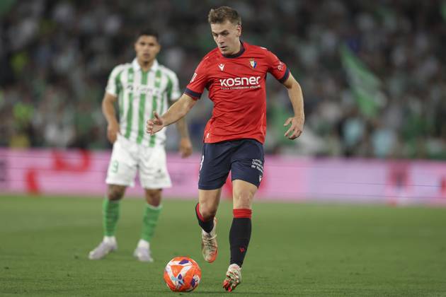 Real Betis-CA Osasuna. La Liga EA Sports match. Date 35 Pablo Ibanez of CA Osasuna during the La Liga EA Sports match between Real Betis v CA Osasuna played at Benito Villamarin Stadium on 11 May 2025 in Barcelona, Spain. kpng Copyright: xAntonioxPozox xPRESSINPHOTOx AP_240511_BET_OSA_956