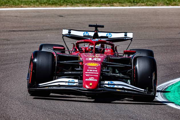 MOTORI - Formula 1 - AWS Gran Premio del Made in Italy e dell Emilia Romagna 2025 - Practice 1 and 2 Charles Leclerc (MON) - Scuderia Ferrari - Ferrari SF-25 - Ferrari during Formula 1 AWS Gran Premio del Made in Italy e dell Emilia Romagna 2025 - Autodromo Enzo e Dino Ferrari, Imola (BO) Italy from 15th to 18th May 2025, Imola Italy Copyright: xIPAxSport ABACAx