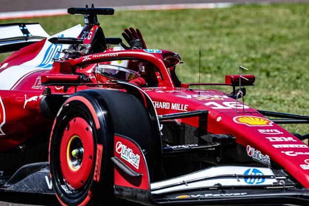 MOTORI - Formula 1 - AWS Gran Premio del Made in Italy e dell Emilia Romagna 2025 - Practice 1 and 2 Charles Leclerc (MON) - Scuderia Ferrari - Ferrari SF-25 - Ferrari during Formula 1 AWS Gran Premio del Made in Italy e dell Emilia Romagna 2025 - Autodromo Enzo e Dino Ferrari, Imola (BO) Italy from 15th to 18th May 2025, Imola Italy Copyright: xIPAxSport ABACAx