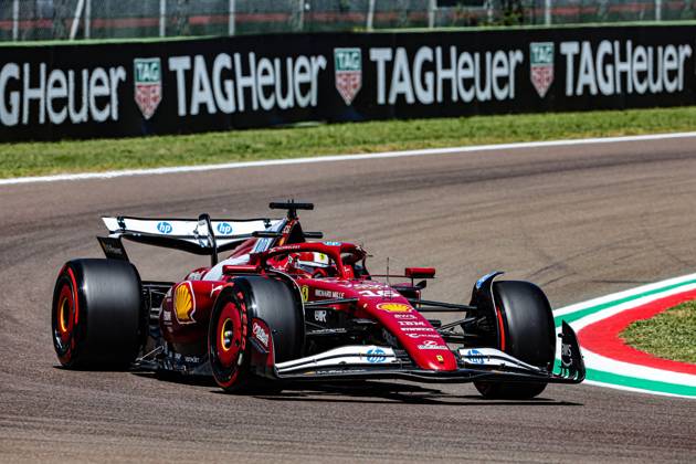 MOTORI - Formula 1 - AWS Gran Premio del Made in Italy e dell Emilia Romagna 2025 - Practice 1 and 2 Charles Leclerc (MON) - Scuderia Ferrari - Ferrari SF-25 - Ferrari during Formula 1 AWS Gran Premio del Made in Italy e dell Emilia Romagna 2025 - Autodromo Enzo e Dino Ferrari, Imola (BO) Italy from 15th to 18th May 2025, Imola Italy Copyright: xIPAxSport ABACAx