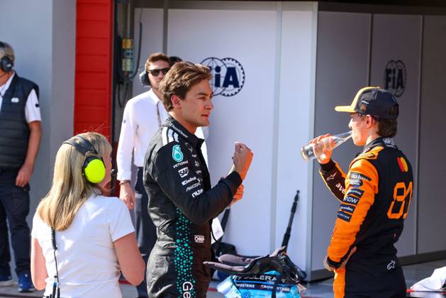MOTORI - Formula 1 - AWS Gran Premio del Made in Italy e dell Emilia Romagna 2025 - Practice 3 and Qualifying George Russell (GBR) - Mercedes-AMG PETRONAS F1 Team - Mercedes W16 - Mercedes E Performance during Formula 1 AWS Gran Premio del Made in Italy e dell Emilia Romagna 2025 - Autodromo Enzo e Dino Ferrari, Imola (BO) Italy from 15th to 18th May 2025, Imola Italy Copyright: xIPAxSport ABACAx