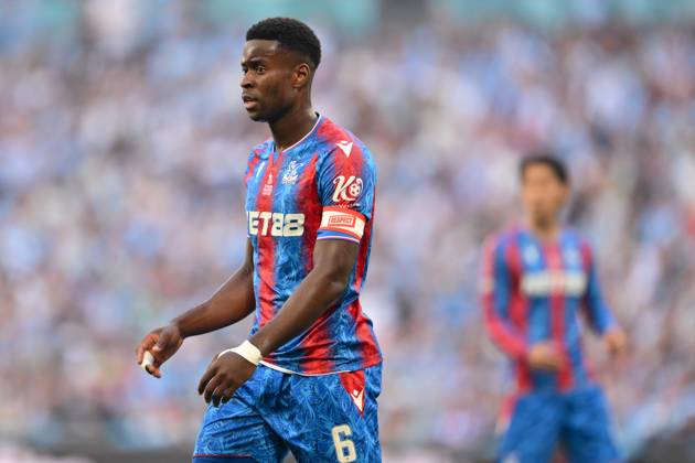 Football - 2024 2025 Emirates FA Cup - Final - Crystal Palace vs Manchester City - Wembley Stadium - Saturday 17th May 2025. Crystal Palace s Marc Guehi. COLORSPORT Ashley Western