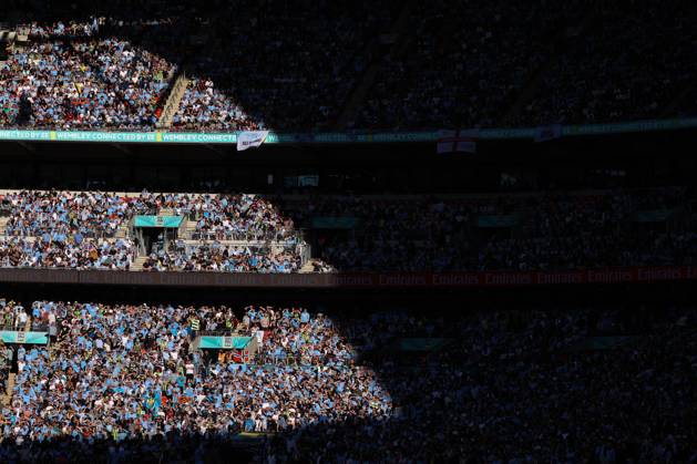 Crystal Palace gegen Manchester City 17. Mai 2025, London FA-Cup-Finale Crystal Palace gegen Manchester City Gesamtansicht des Spiels im Wembley-Stadion Foto Jacques Feeney Abseits London UK  Copyright: xJacquesxFeeneyx xOffsidexOffside
