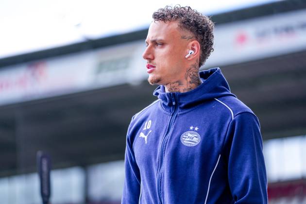 ROTTERDAM , 18-05-2025 , Stadium ˜Het Kasteel™ , Season 2024 2025 , Football , Eredivisie . Match between Sparta and PSV . PSV player Noa Lang Sparta - PSV x29323252x Copyright: