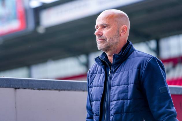 ROTTERDAM , 18-05-2025 , Stadium ˜Het Kasteel™ , Season 2024 2025 , Football , Eredivisie . Match between Sparta and PSV . PSV coach Peter Bosz Sparta - PSV x29323256x Copyright: