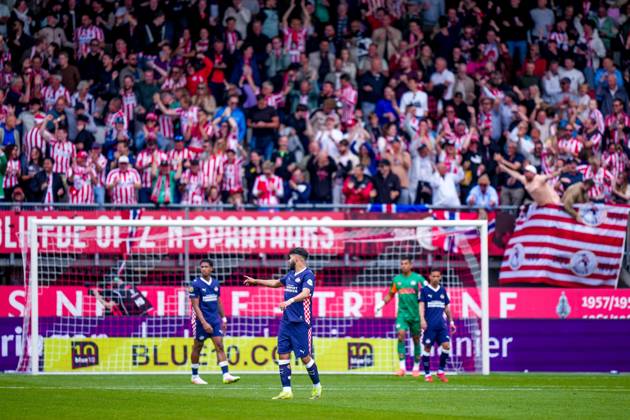 ROTTERDAM , 18-05-2025 , Stadium ˜Het Kasteel™ , Season 2024 2025 , Football , Eredivisie . Match between Sparta and PSV . PSV player Ismael Saibari disappointed after the 1-1 Sparta - PSV x29326741x Copyright: