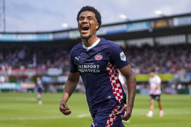 ROTTERDAM , 18-05-2025 , Stadium à Het Kasteel , Season 2024 2025 , Football , Eredivisie . Match between Sparta and PSV . 1-3 PSV player Malik Tillman Sparta - PSV x29327662x Copyright: