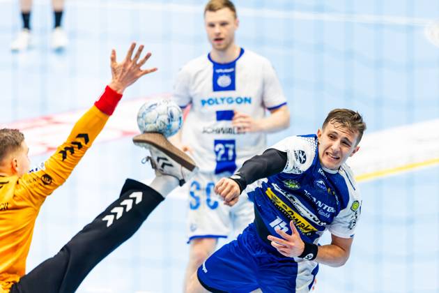18 05 2025, GER, Handball, Men, Season 24 25, 1 Daikin Handball Bundesliga, Matchday 30, ThSV Eisenach VfL Gummersbach Simone Mengon ThSV Eisenach,15 99817 Eisenach Werner Assmann Halle Am Sportp Thueringen Germany